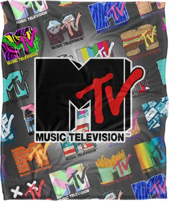 Obrázek produktu pro MTV - Deka s logem, hedvábná, superměkká TV24901 (jedna velikost) (barevná)