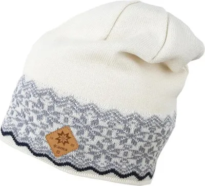 Produktbild von Mütze KAMA GESTRICKTE MERINO-MÜTZE A189 Uni, naturweiß