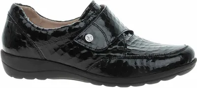Produktbild von Caprice Damen Halbschuhe 9-24656-43 schwarz Kroko 41