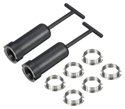 G9 Ringadapter Lampenfassung M20, 8 Stück + 2 Demontagewerkzeuge