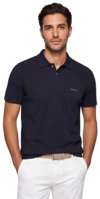 Produktbild von Poloshirt BOSS Green donkerblauw Baumwolle