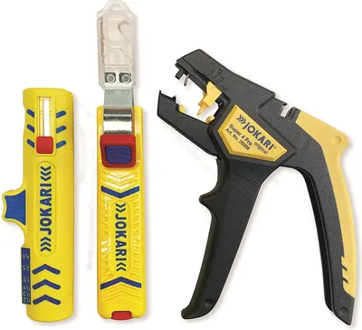 Produktbild von Jokari Hausinstallationsset Basic Abisolierzange Kabelentmantler Kabelmesser