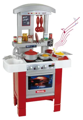 Produktbild von Miele Starter Küche Premier 91062 - Kinderküchen mit Zubehör, Elektronischem Kochgeräusch, Höhe: ca. 90 cm
