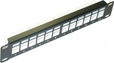 Immagine prodotto di Pannello patch XtendLan 10", 12 porte, 1U, Cat6