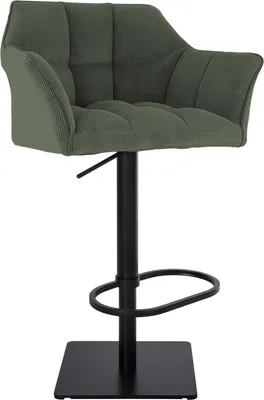 Obrázek produktu pro Barová stolička moderní design - vysoká stolička, nastavitelná, nerezová ocel, odolná do 240 kg, snadná montáž