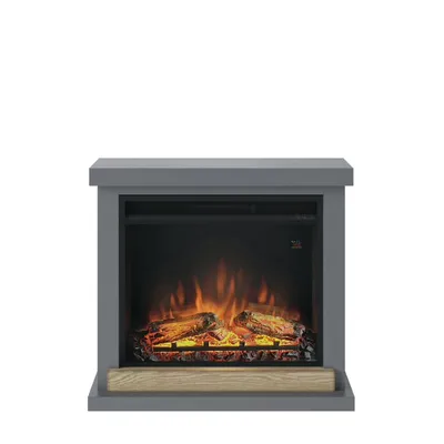 Image de Cheminée électrique décorative "Hagen" Gris foncé - Powerflame