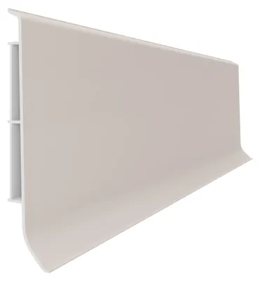 Obrázok produktu pre VILO Linela 416 – PVC lišta 80 mm – vodovzdorná podlahová lišta na lepenie – 200 cm – kasmír