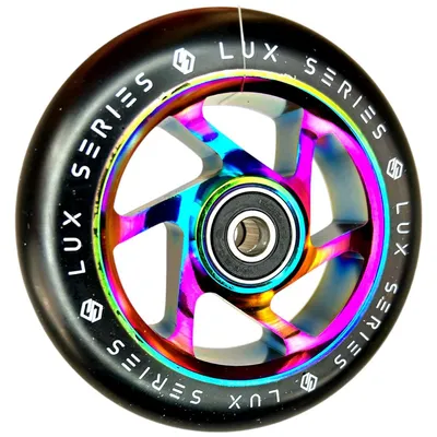Produktbild von Striker Lux Spoked Pro Scooter Wheel Rainbow 100