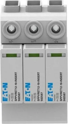 Produktbild von Eaton Ü-ABLEITER STECKB. 1000VDC T12 (SPPVRET12-10-2+PE-AX)
