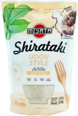 Produktbild von Miyata Shirataki UDON Nudeln FORM 200g