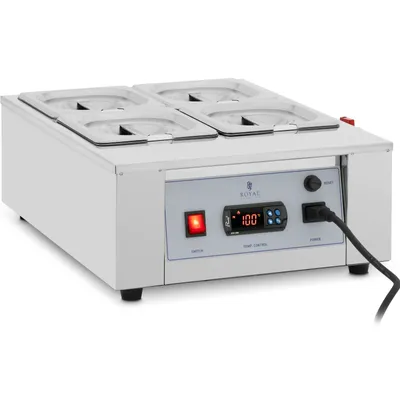 Obrázok produktu pre Elektrický ohrievač čokoládovej polevy a polevy 4 x 1,5 l 1500 W