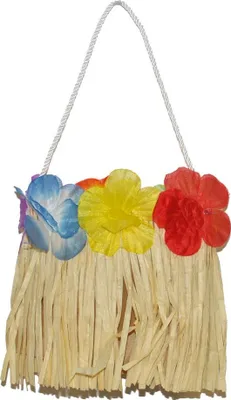 Produktbild von Handtasche Hawaii Kostümaccessoire Blumen bunt - Einheitsgröße