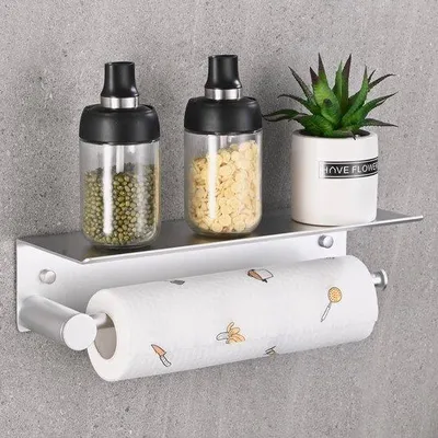 Immagine prodotto di Portarotoli da cucina Famanu, realizzato in alluminio di alta qualità