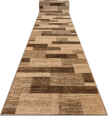 Produktbild von Läufer KARMEL Deski Bretter Nuss 80cm beige 80x250 cm