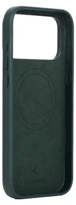 Produktbild von Handyhülle für iPhone 18 Pro Max, Troubadour Full Leather Case für MagSafe, Dunkelgrün