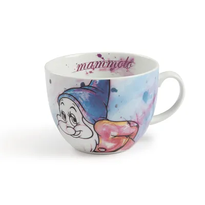 Imagen del producto de Taza de Disney, diseño "Bashful", porcelana, multicolor, juego de 3 unidades, altura 9 cm, diámetro 11,5 cm. Código: 81273. Número de producto: 8032578997538