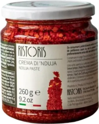 Produktbild von Nduja piccante 260g würzige Wurst im Glas - Ristoris