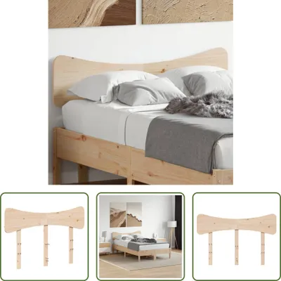 Produktbild von The Living Store Kopfteil 120 cm Massivholz Kiefer