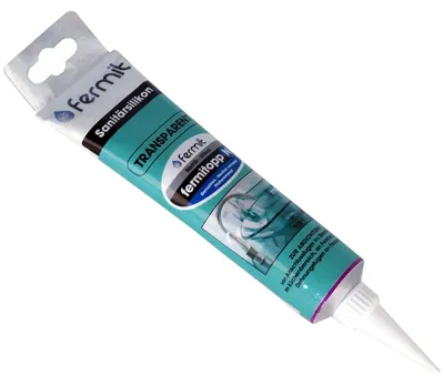 Image de Silicone transparent - Tube 100 ml - Sans odeur - Résistant aux nettoyants