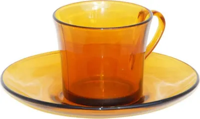 Obrázek produktu pro Duralex šálek s podšálkem Amber Lys 180ml 6 šálků Golden Golden One Size
