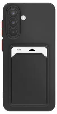 Produktbild von Avizar, Hülle Galaxy A37 mit Kartenfach und Kamera Schutz kratzfest, Schwarz