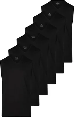 Produktbild von RAGMAN 6er Pack Basic Unterhemd / Tanktop Enganliegende Passform, Verstärkte Nacken- und Schulternaht, Vielseitig kombinierbar