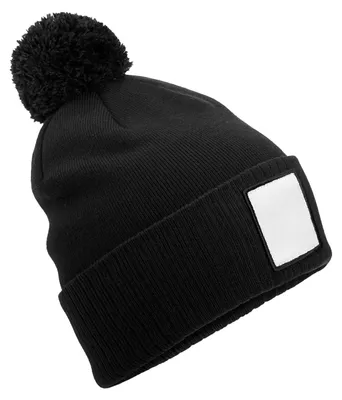 Immagine prodotto di Beechfield - Cappellino con applicazioni FK1843 (taglia unica) (nero/bianco)