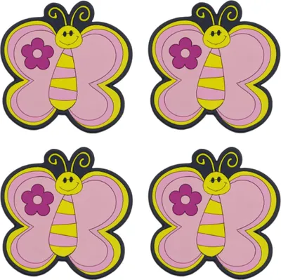 Obrázok produktu pre Sada 4 podtáckov - 10 x 10 cm - 4 ks - ružová