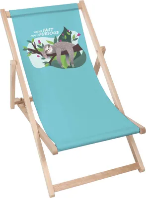 Produktbild von Dreamroots Liegestuhl klappbar Holz,bis zu 130 kg, Sonnenliege klappbar mit 3-stufiger Neigungsregulierung der Rückenlehne, Weder Fast Noch Furious