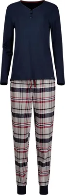 Produktbild von SKINY Damen Pyjama Set Night In Skiny Flanell