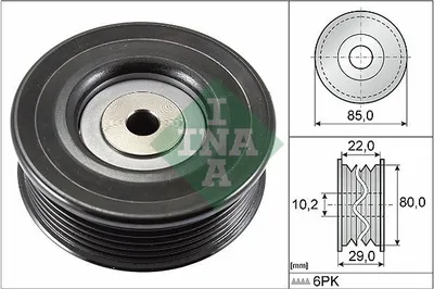 Immagine prodotto di INA 532 0799 10: Rullo di guida a V per cinghie a V, compatibile con:
* TOYOTA AURIS (NRE15, ZZE15, ADE15, ZRE15, NDE15)
* AVENSIS Kombi (T25)
* COROLLA (ZZE12, NDE12, ZDE12)