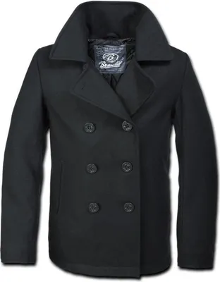 Produktbild von Brandit Pea Coat Jacke, schwarz, 3XL
