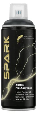 Produktbild von SPARK Sprühdose 400ml – Matte Sprühfarbe - Anthrazitgrau
