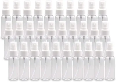 Produktbild von 30 Stück Sprühflaschen 50 ml aus Polypropylen, auslaufsicher, BPA-frei