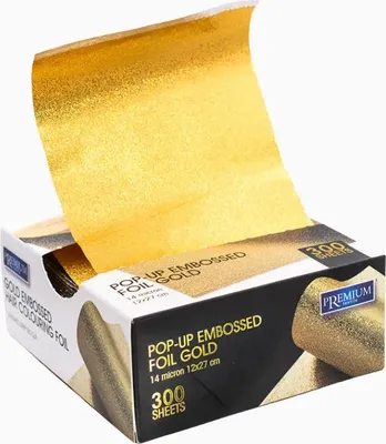Obrázok produktu pre Zlatá fólia z hliníkového vlákna