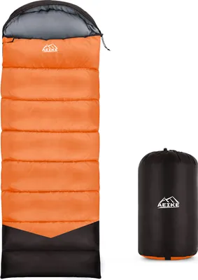 Produktbild von Aeike Camping-Schlafsack fuer Erwachsene, wasserdicht, fuer den Aussenbereich, Camping-Schlafsack, Campingausruestung fuer Rucksackreisen, Wandern, Reisen