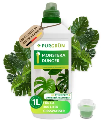 Produktbild von Purgrün Monstera Dünger | Flüssigdünger für Blattwachstum | 1L