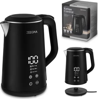 Obrázek produktu pro Rychlovarná konvice Zeegma KETLEE CONTROL, 1500 W, 5 stupňů Celsia 40-100 °C