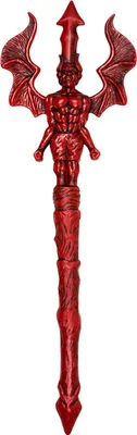 Produktbild von Teufelsgabel Dreizack rot 68cm -