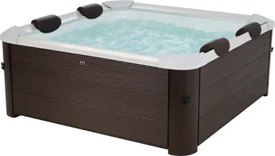Produktbild von MSpa Whirlpool XXL neustes Modell Frame TRIBECA 2026 + MSPA App - UVC - Holz-Optik - Kombi Outdoor Pool - OZON - KEIN Starkstrom - winterfest - 6Pers.