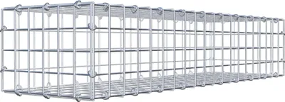 Immagine prodotto di Gabbione 100 cm x 20 cm x 30 cm (L x H x P), maglia 5 cm x 5 cm, anello a C