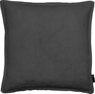 Produktbild von Pichler Leinenuni uni, Used Look Kissenhülle 2er Set 41 x 41 cm LISKA Rechteck anthrazit
