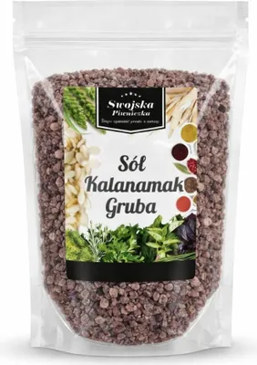 SÓL CZARNA HIMALAJSKA Grubo Mielona KALA NAMAK 500g