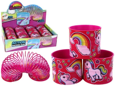 Productafbeelding van Iconische Roze Eenhoorn Ontspanningsveer 6cm