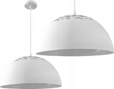 Produktbild von FKL Hängeleuchte Küchenlampe Hängelampe Grau Weiß Schwarz (Muster 2, Weiß)