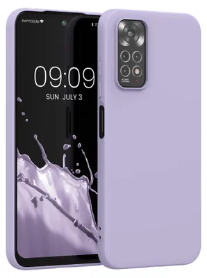 Produktbild von kwmobile Handyhülle für Xiaomi Redmi Note 11 / Note 11S Hülle - TPU Case - Kabelloses Laden - Schutzhülle Cover in Pastell Lavendel