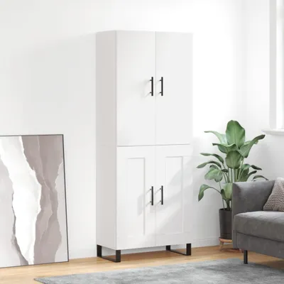 Produktbild von vidaXL Highboard Weiß 69,5x34x180 cm Holzwerkstoff