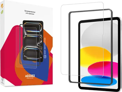 Productafbeelding van Accezz Glass screenprotector + Applicator voor de Apple iPad 11 (2025) 11 inch A16 / iPad 10 (2022) 10.9 inch