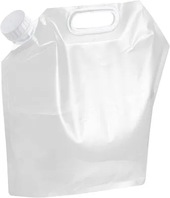 Immagine prodotto di Borsa pieghevole da 3 litri per l'acqua, con coperchio a tenuta, ideale per conservare l'acqua potabile a casa, in campeggio e durante le escursioni.