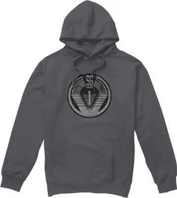 Imagen del producto de Stargate SG-1 - Sudadera con capucha uni para hombre/mujer, con distintivo TV23202 (talla L) (color carbón)